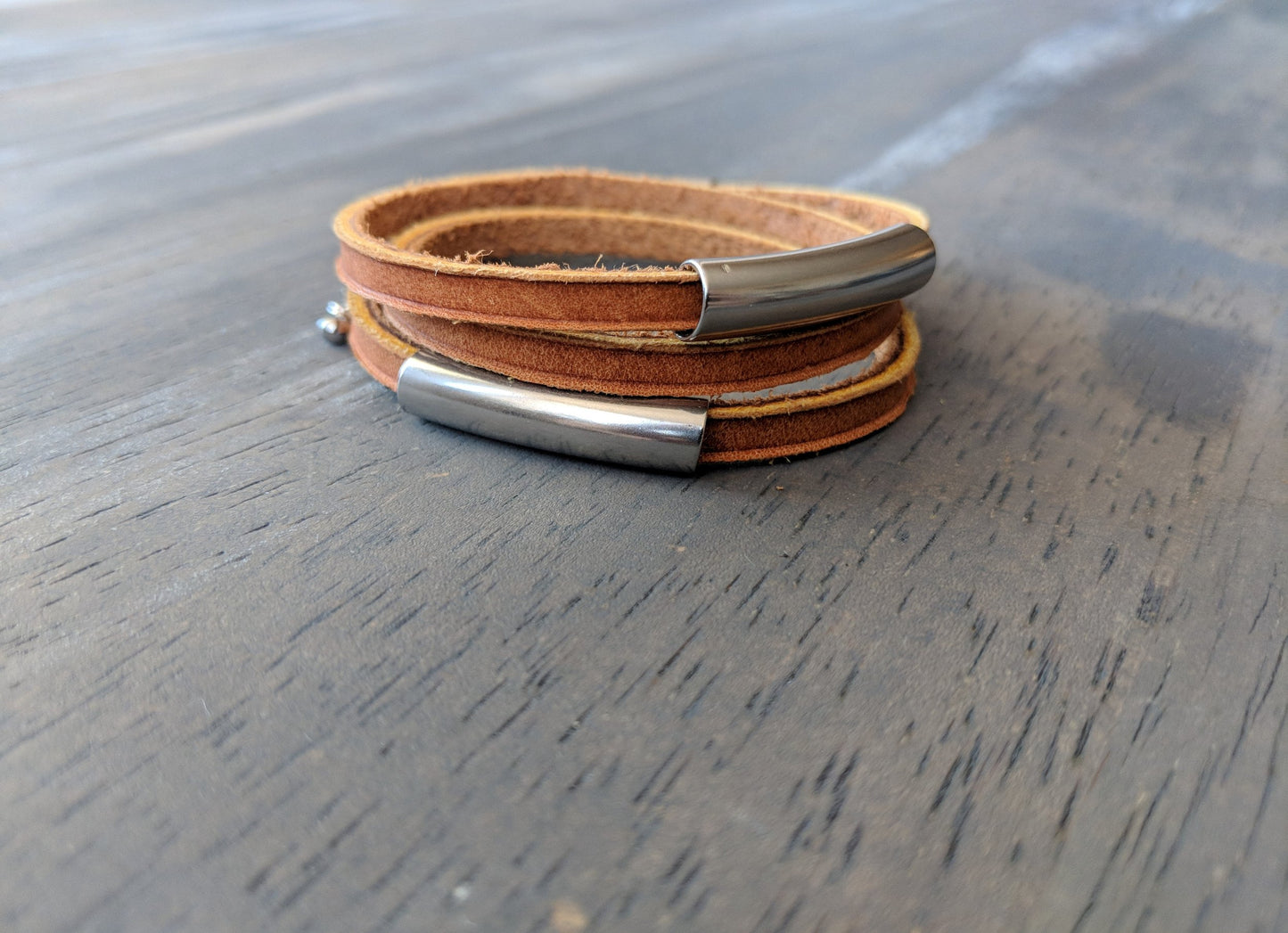 Glove Leather Wrap Bracelet