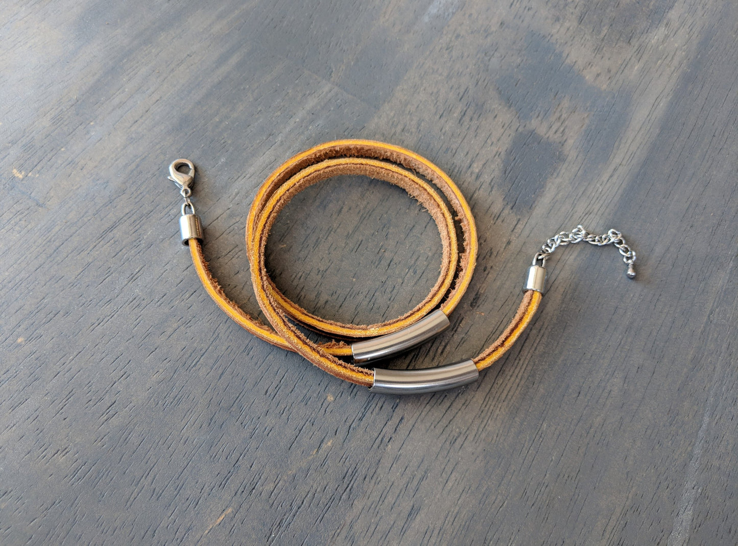 Glove Leather Wrap Bracelet