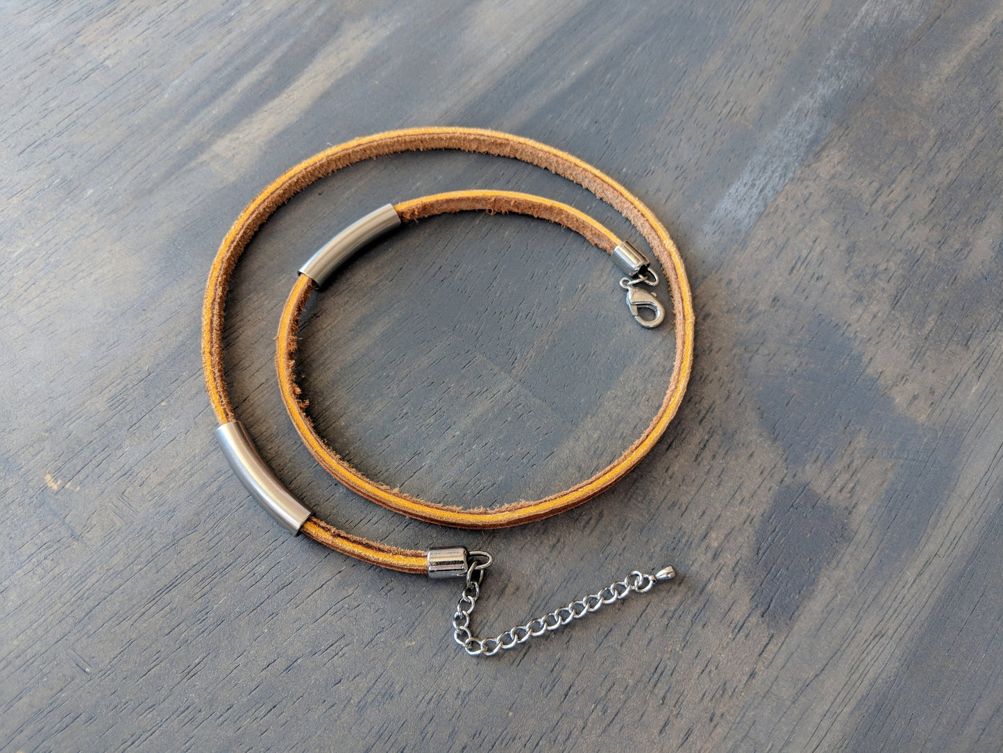 Glove Leather Wrap Bracelet