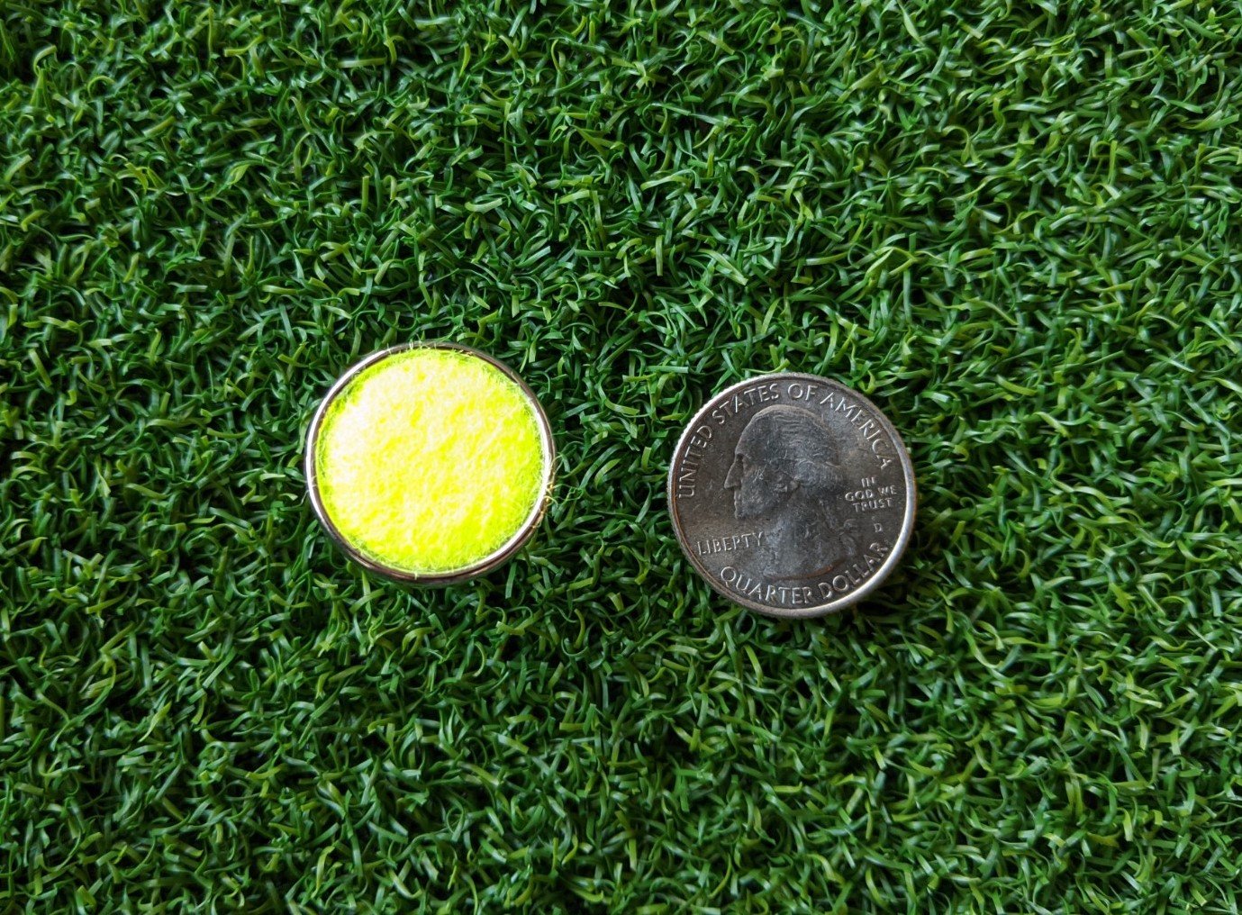 Tennis Cuff Links- Silver Plated