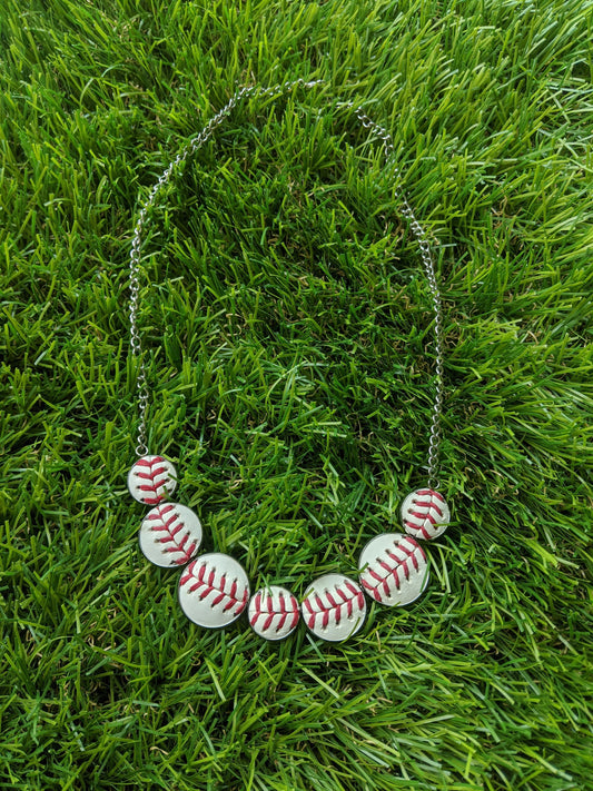 Baseball Necklace- 7th Inning Stitch