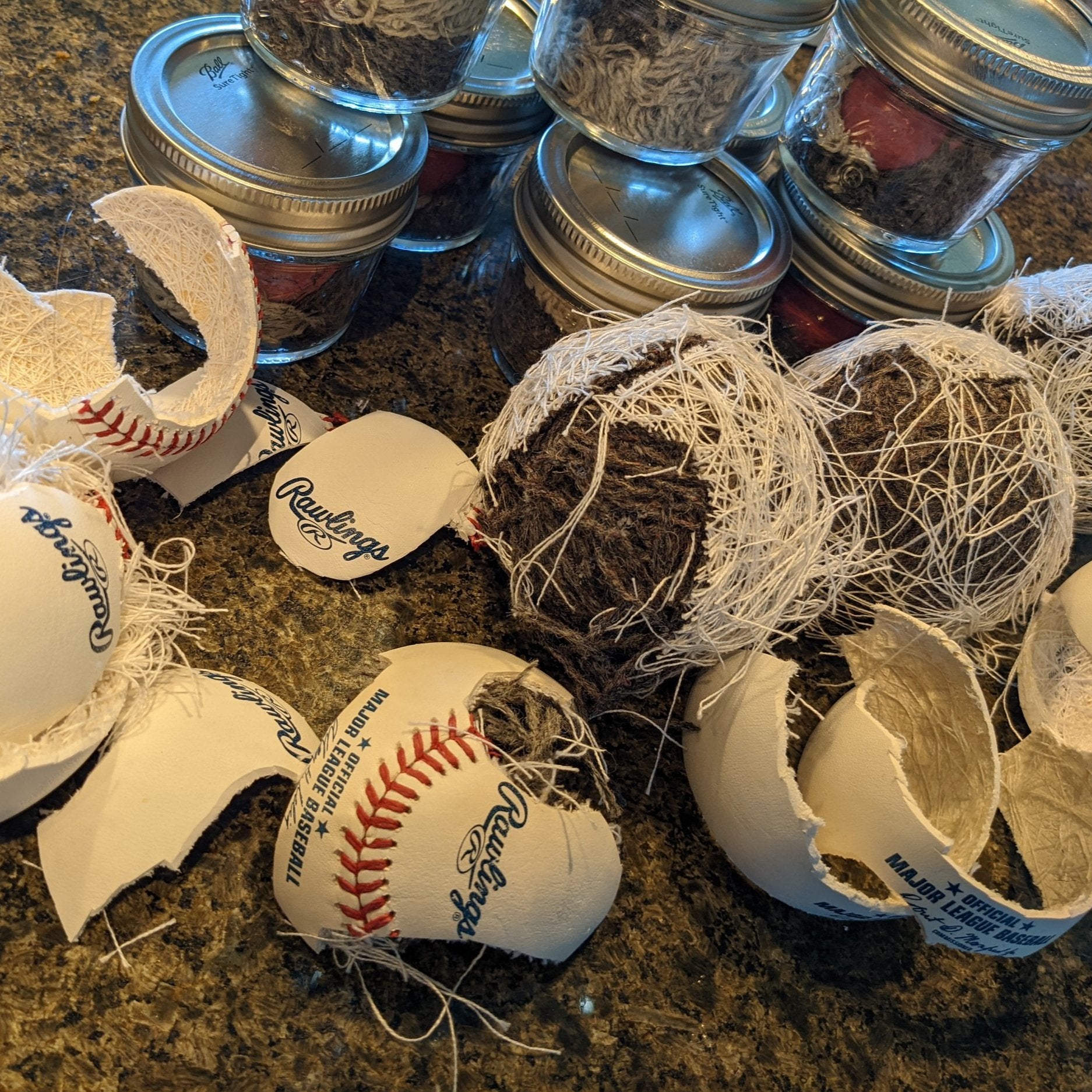 Custom baseball jewelry made from real baseballs
