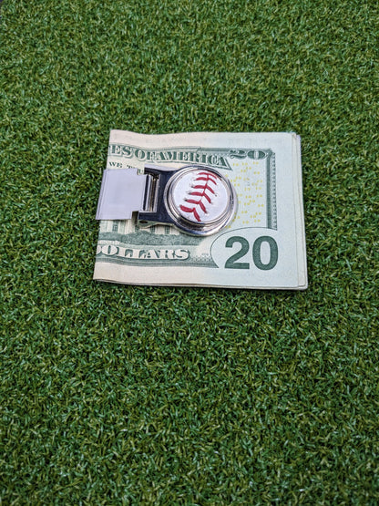 Baseball Hinged Money Clip