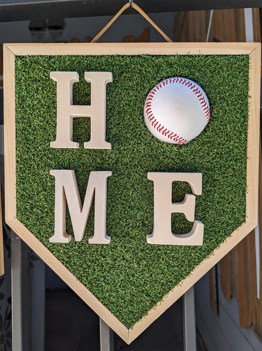 HOME Baseball Sign