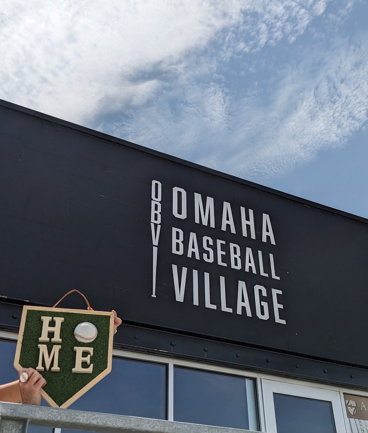 HOME Baseball Sign