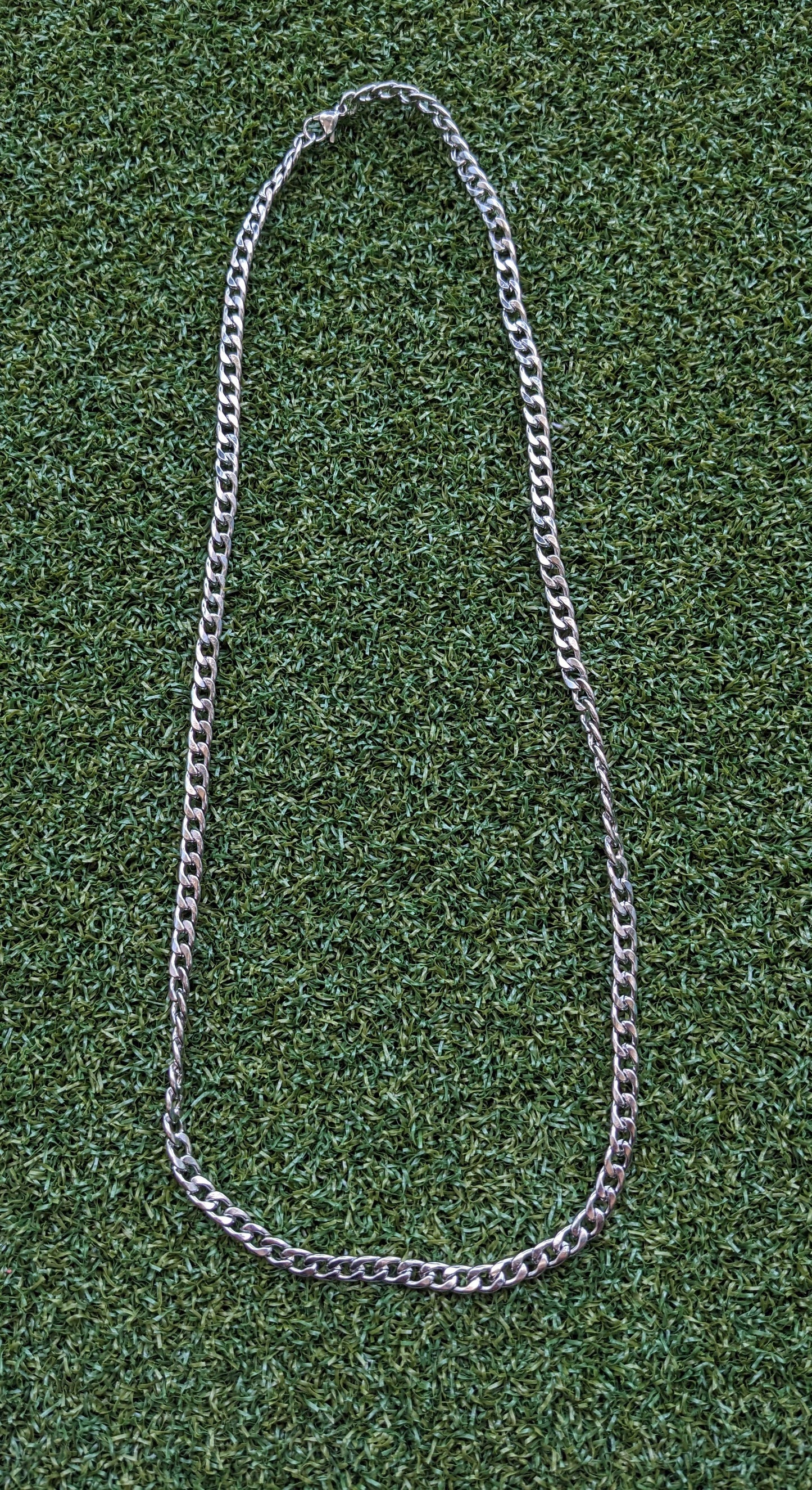 Stainless Steel Cuban Chain Necklace