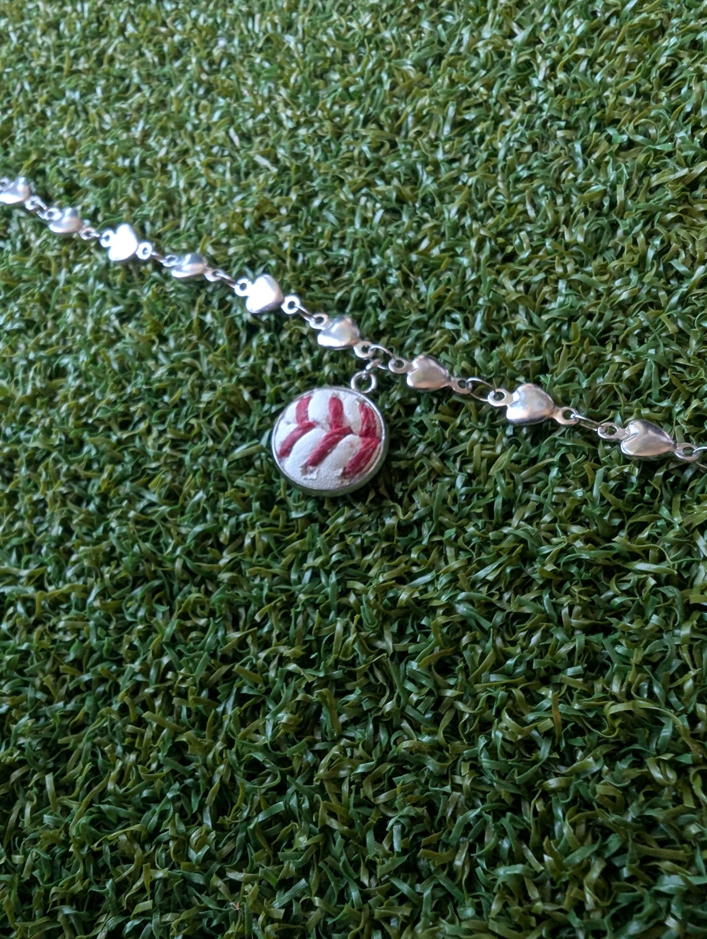 Baseball Heart Bracelet