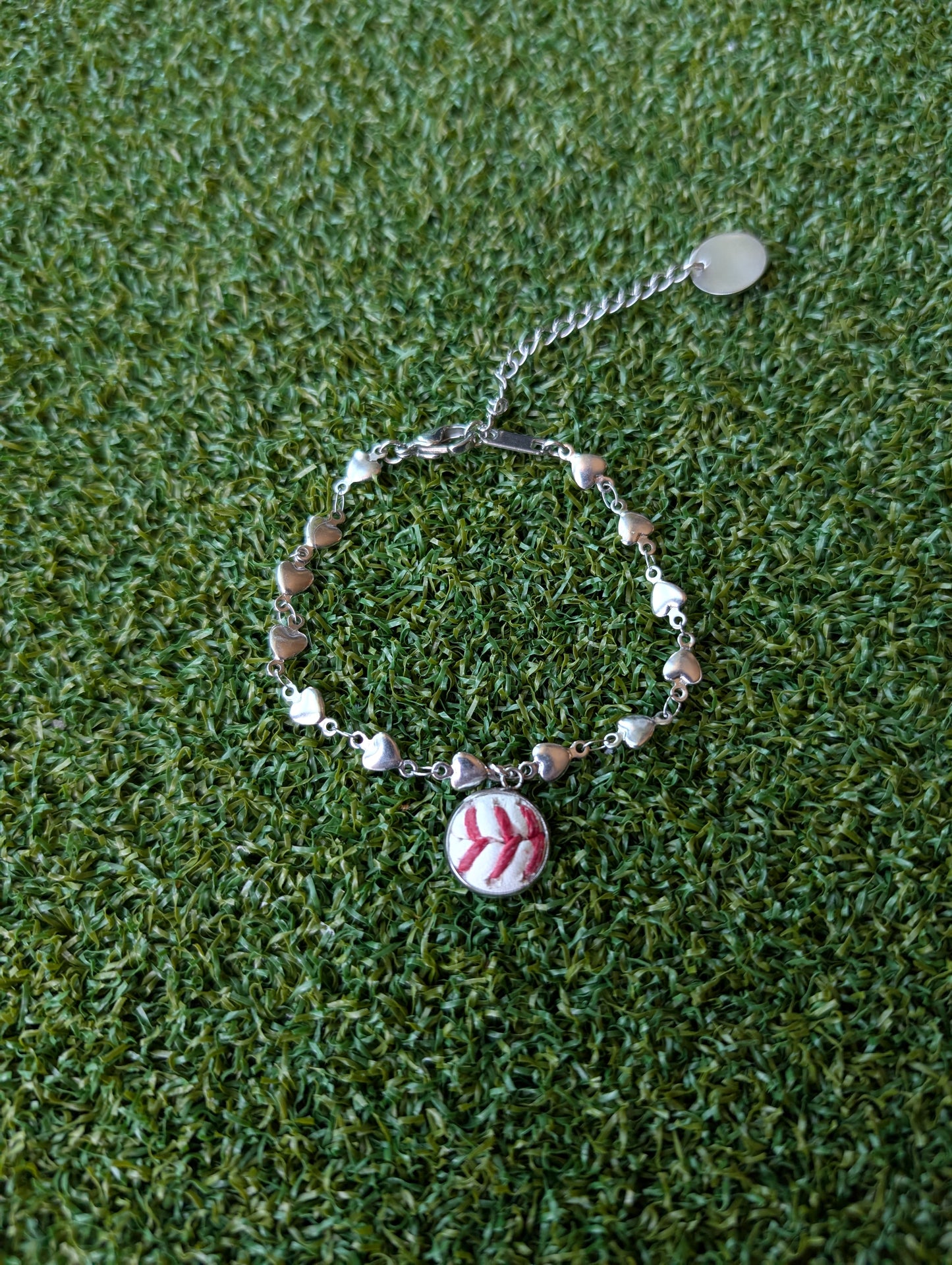 Baseball Heart Bracelet