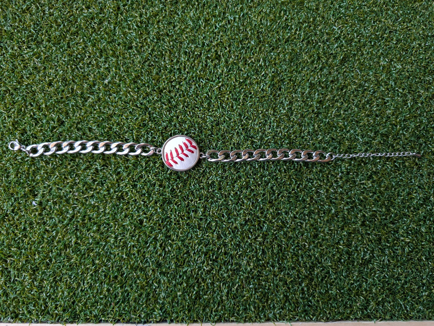 Baseball Adjustable Drip Chain Bracelet