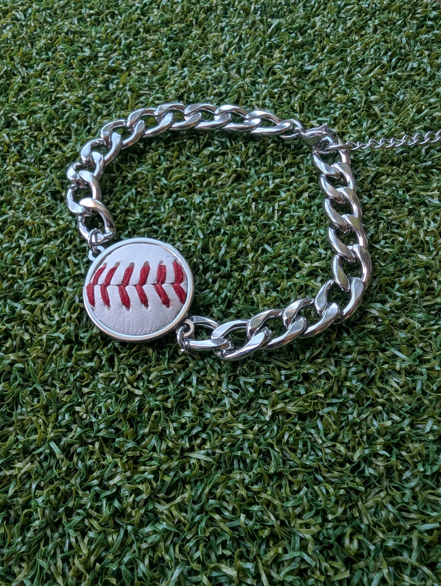 Baseball Adjustable Drip Chain Bracelet
