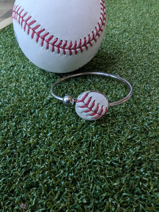 Large Twist Baseball Bracelet
