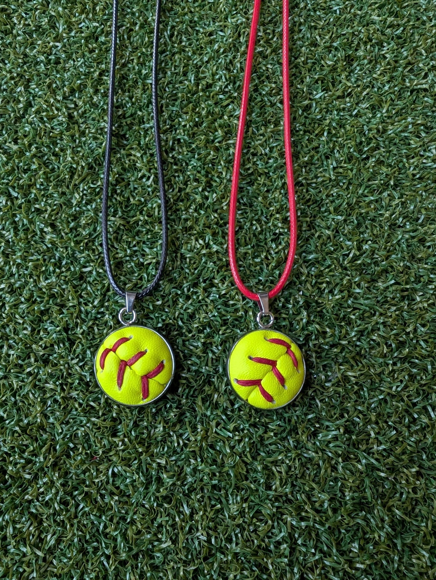 Softball String Necklace
