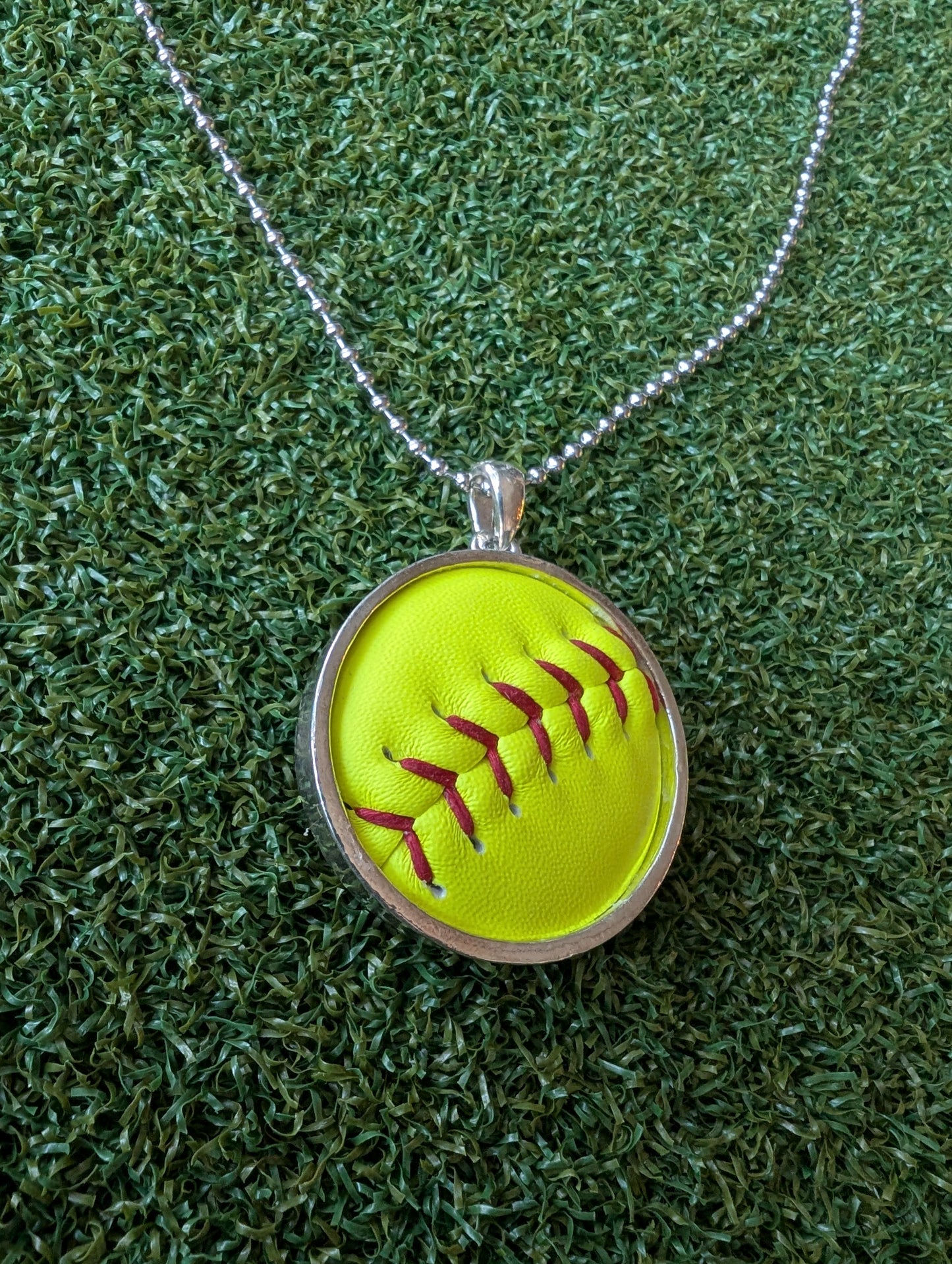 Large Softball Necklace