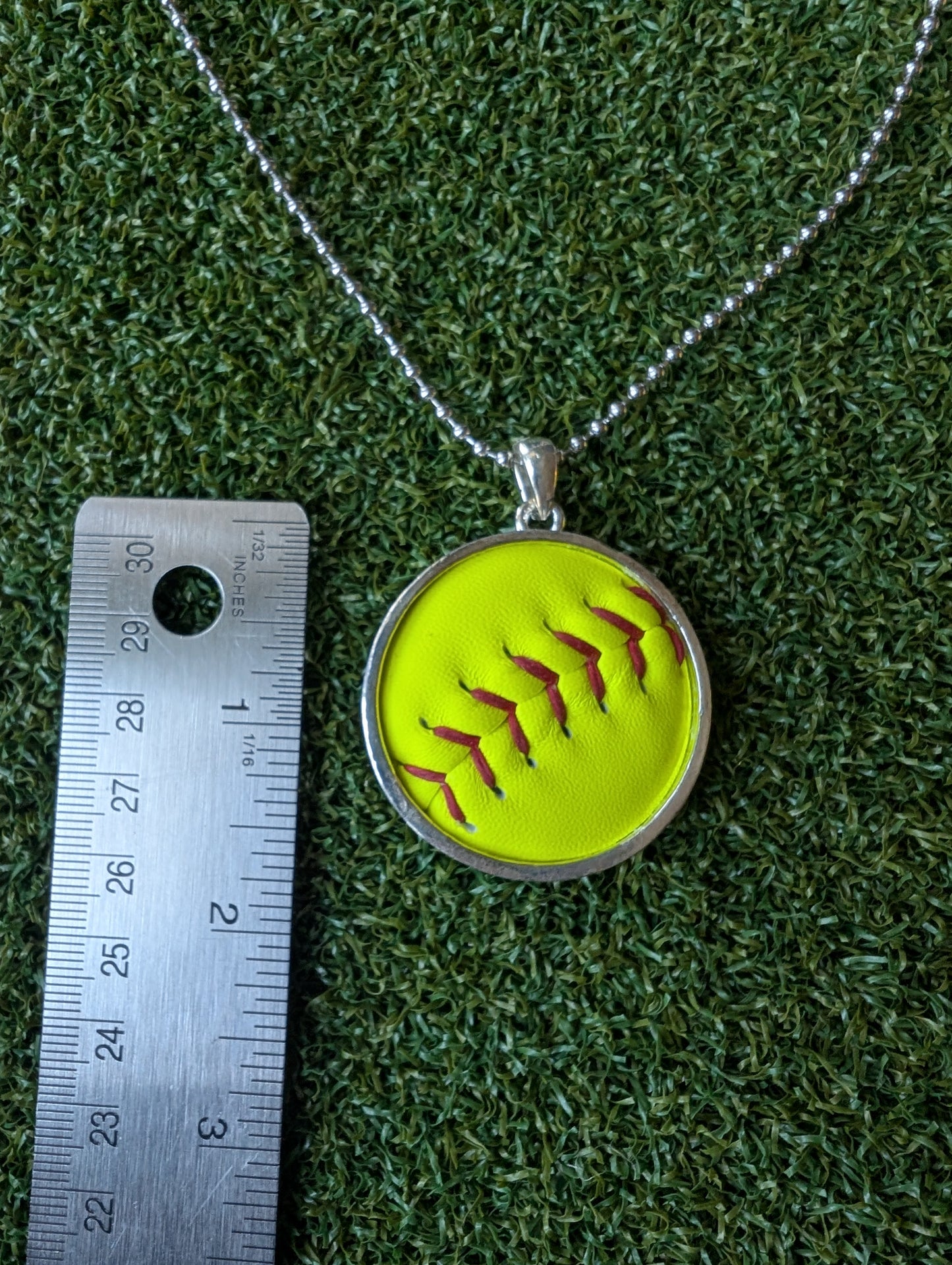 Large Softball Necklace