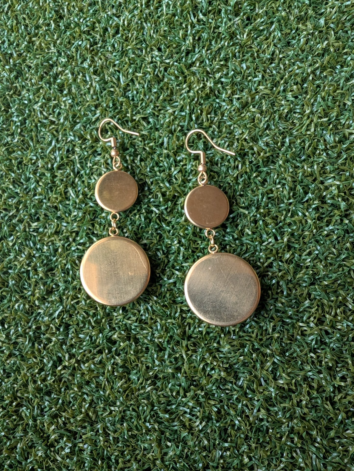 Glove Leather Double Play Earrings