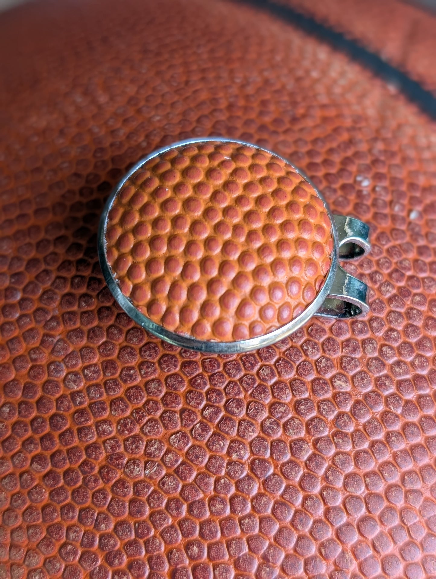 Basketball Magnetic Golf Ball Marker Hat Clip