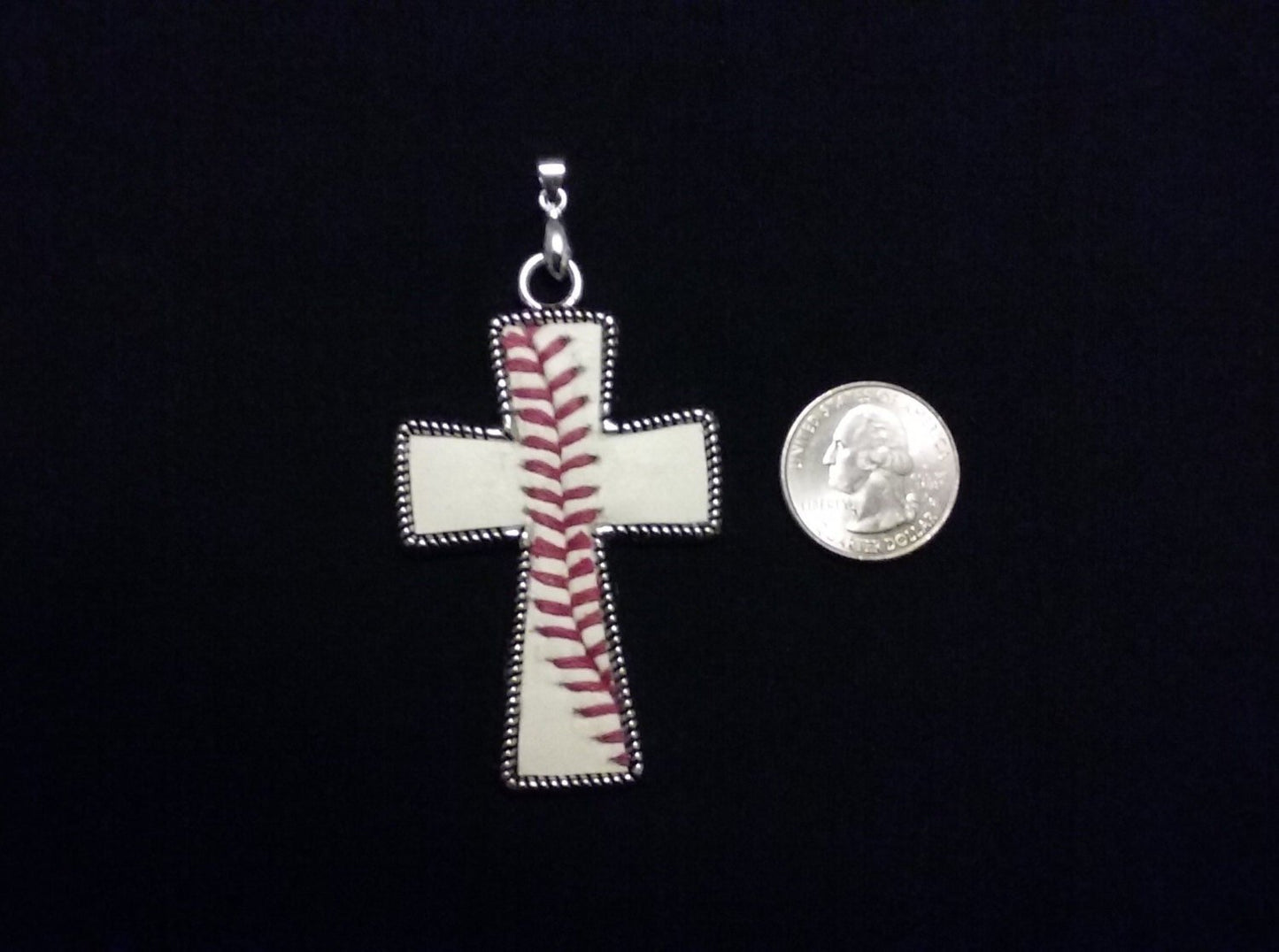 Baseball Cross Necklace