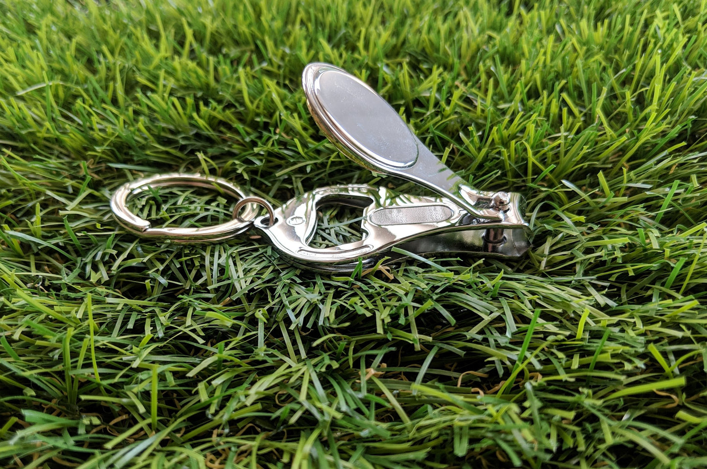 Baseball Bottle Opener/Nail Clipper Combo Keychain