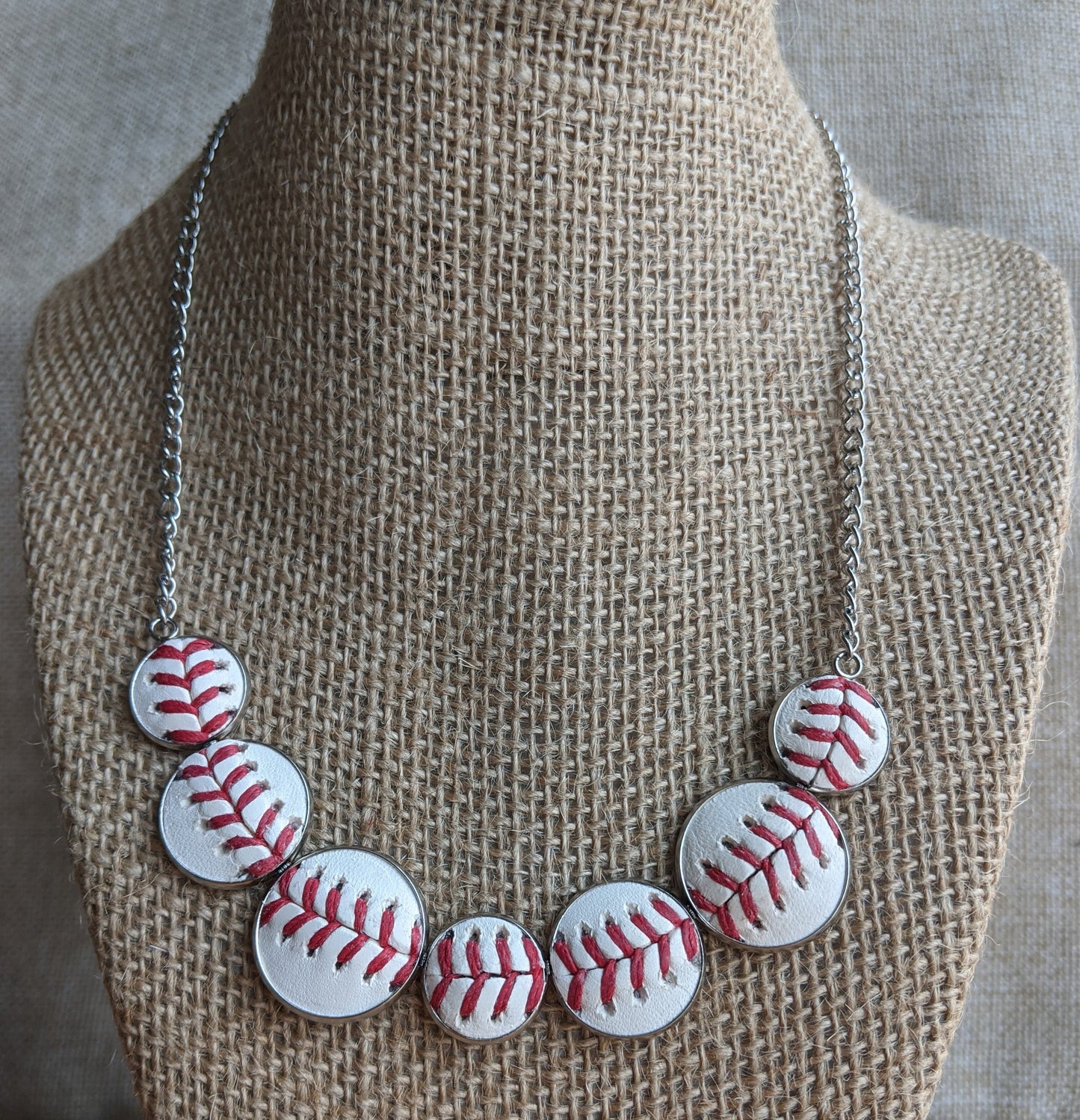 Baseball Necklace- 7th Inning Stitch