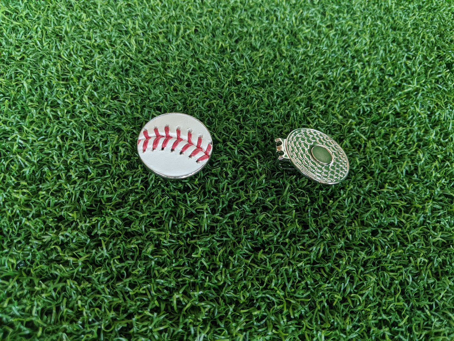 Baseball Magnetic Golf Ball Marker Hat Clip