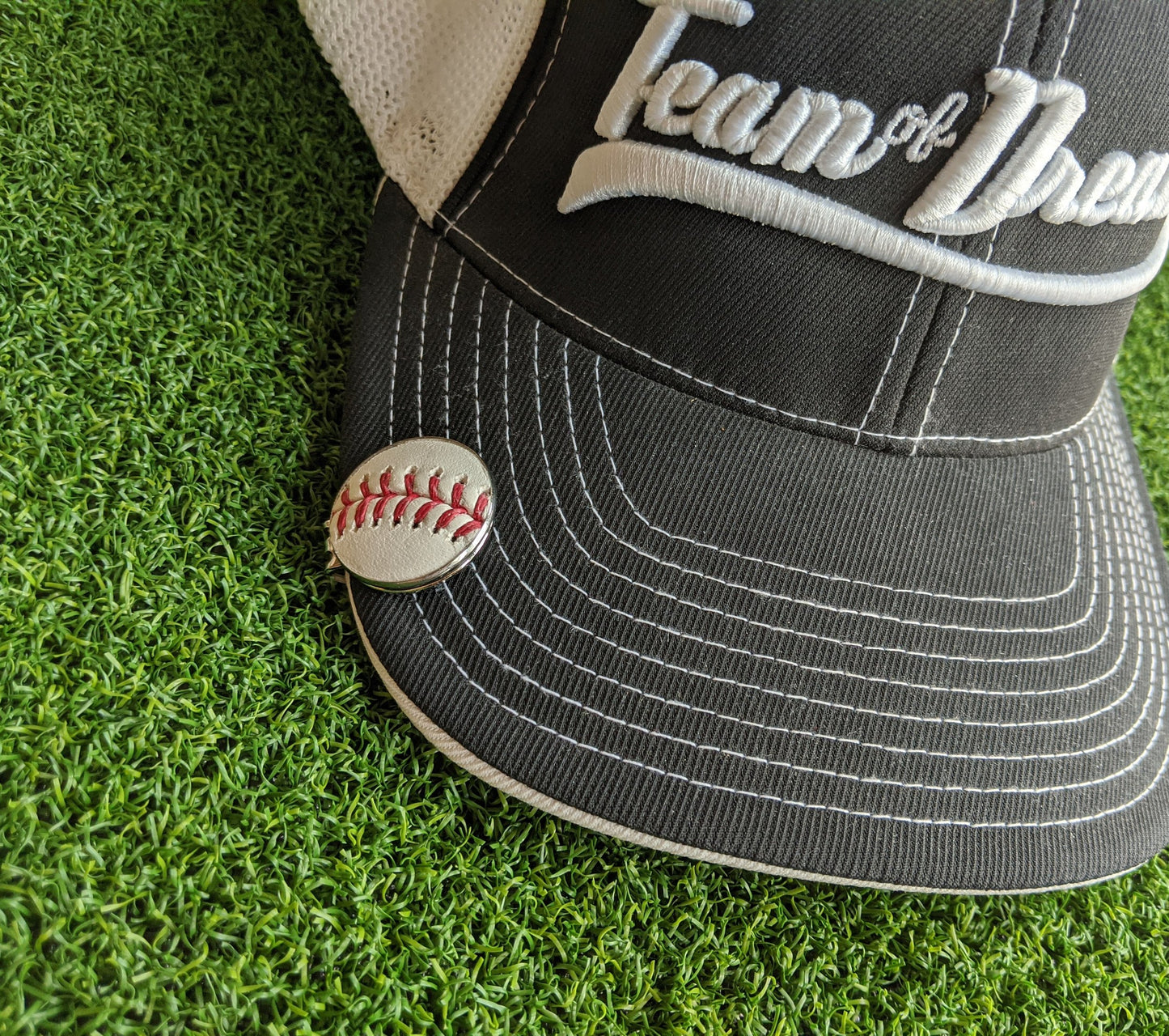 Baseball Magnetic Golf Ball Marker Hat Clip