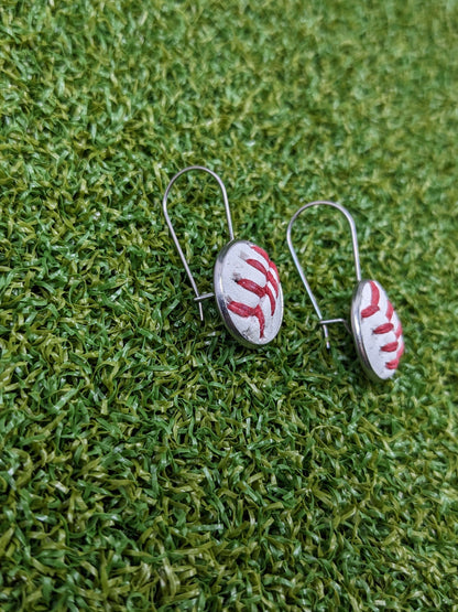 Baseball Kidney Wire Earrings- Classic