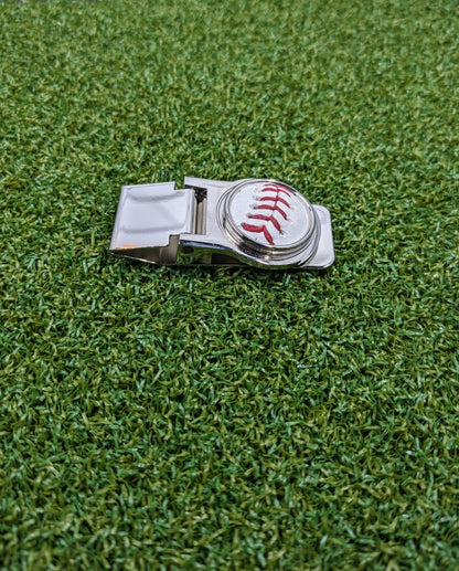 Baseball Hinged Money Clip