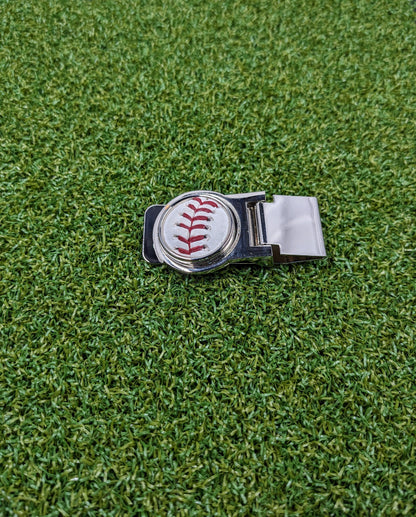 Baseball Hinged Money Clip