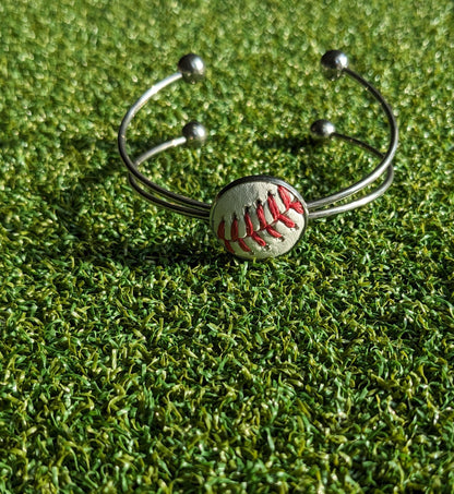 Baseball Double Cuff Bracelet