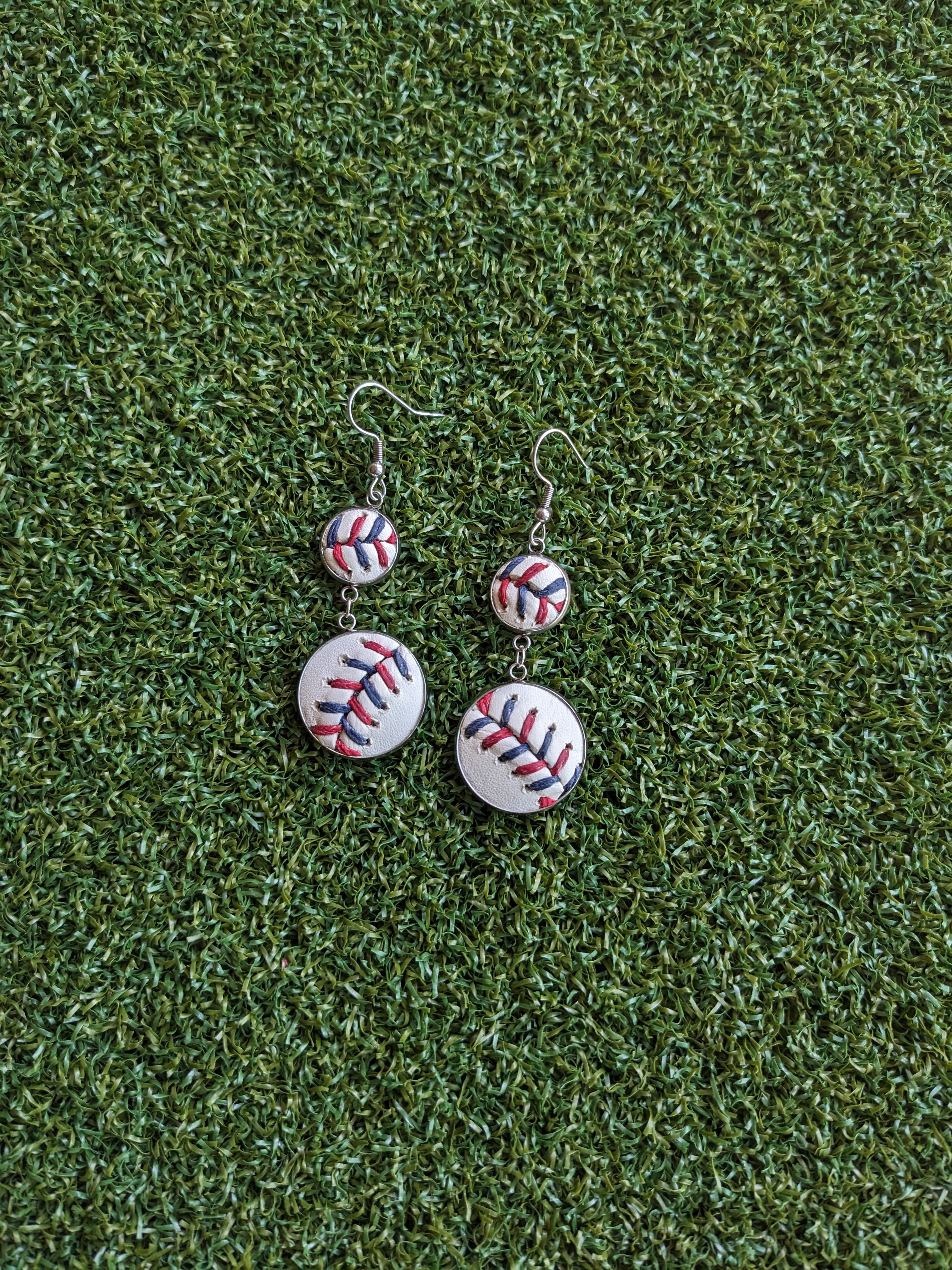 Baseball on sale earrings wholesale