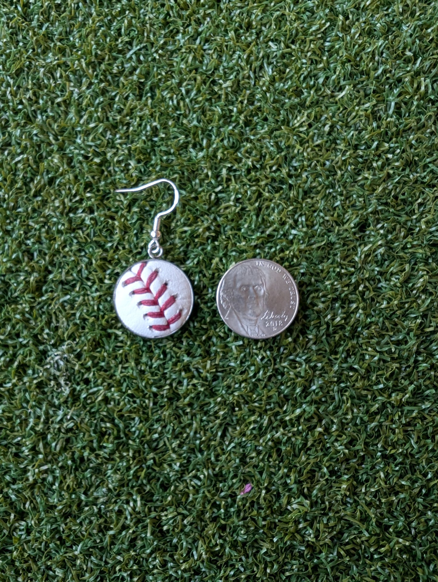 Baseball Earrings - Classic Dangle