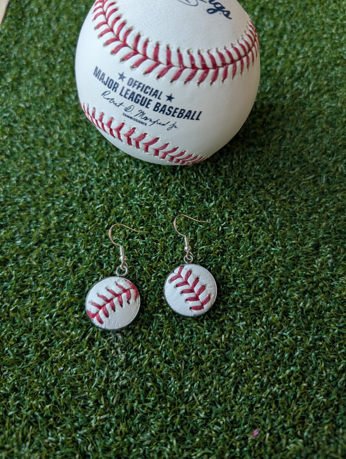 Baseball Earrings - Classic Dangle