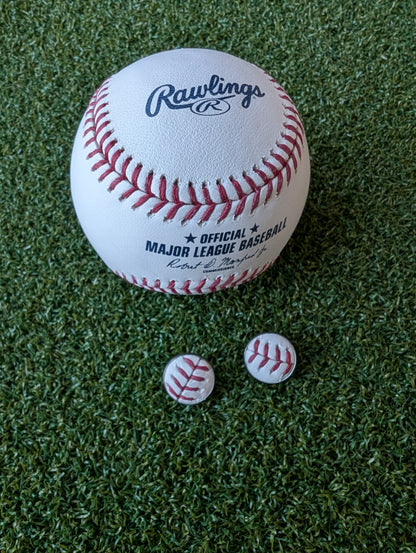 Baseball Large Stud Earrings- Classic