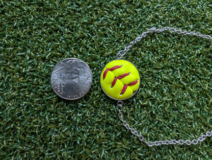 Softball Adjustable Slider Chain Bracelet