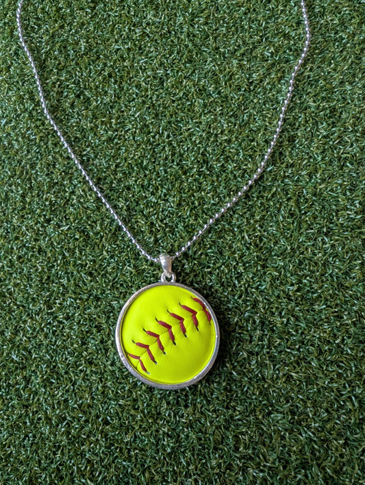 Large Softball Necklace