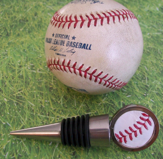 Baseball Wine Bottle Stopper