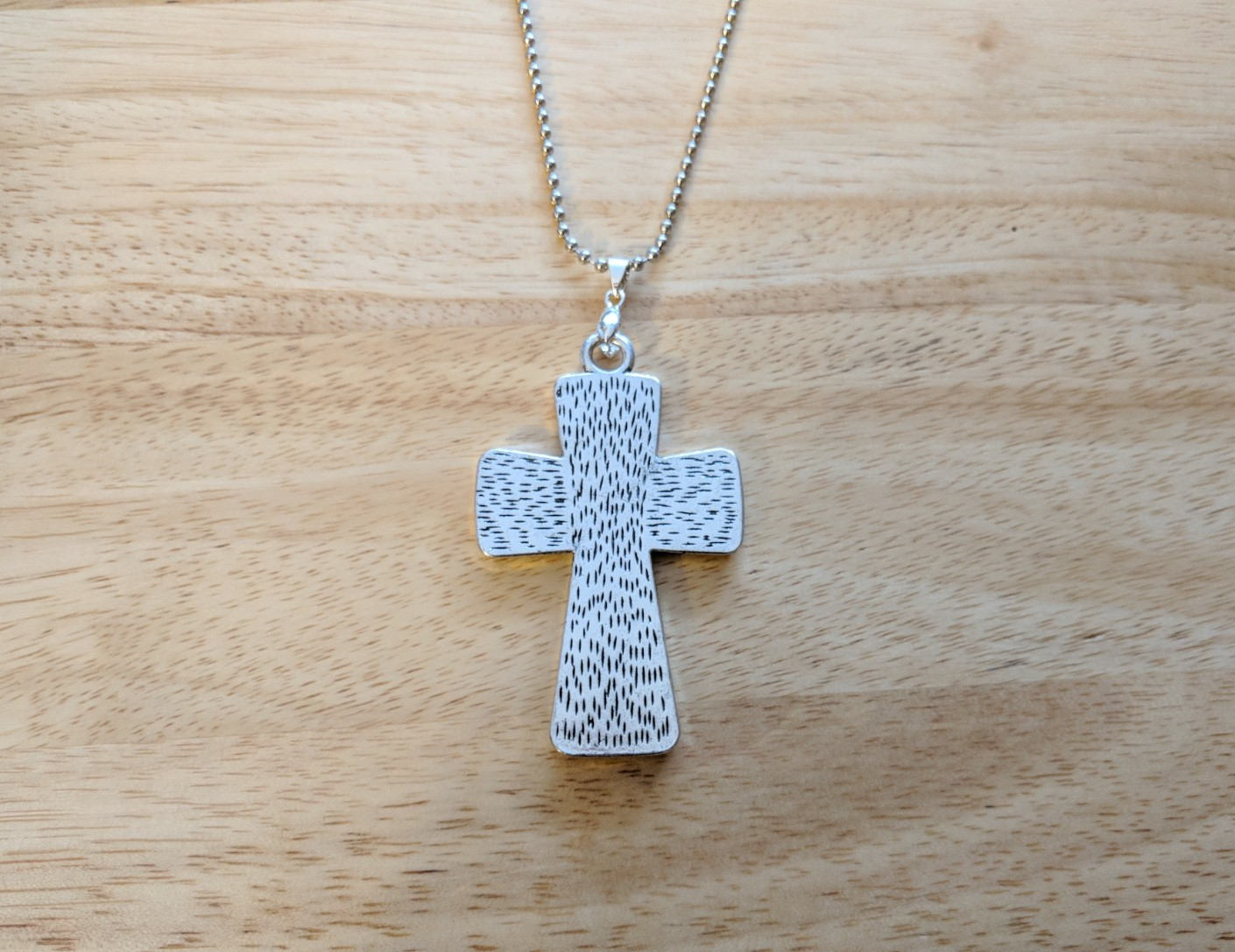 Baseball Cross Necklace